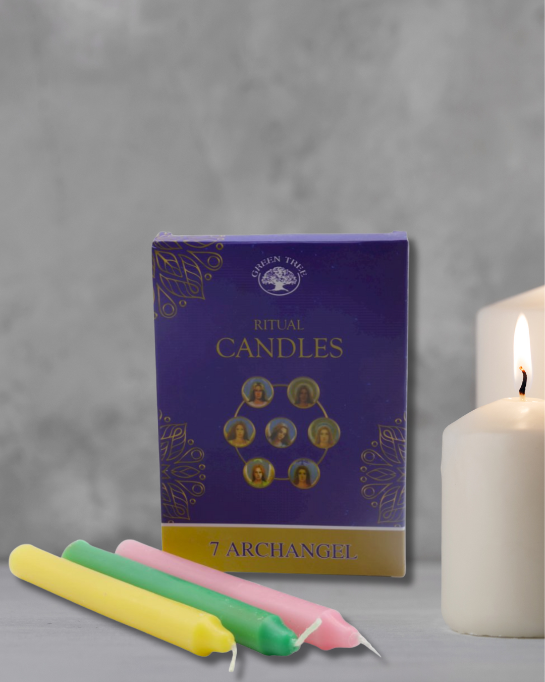 bougie rituel 7 archanges
