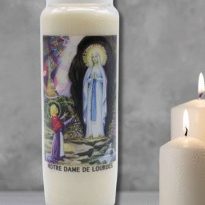 Bougie neuvaine Notre Dame de Lourdes