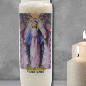 Bougie neuvaine Vierge Marie