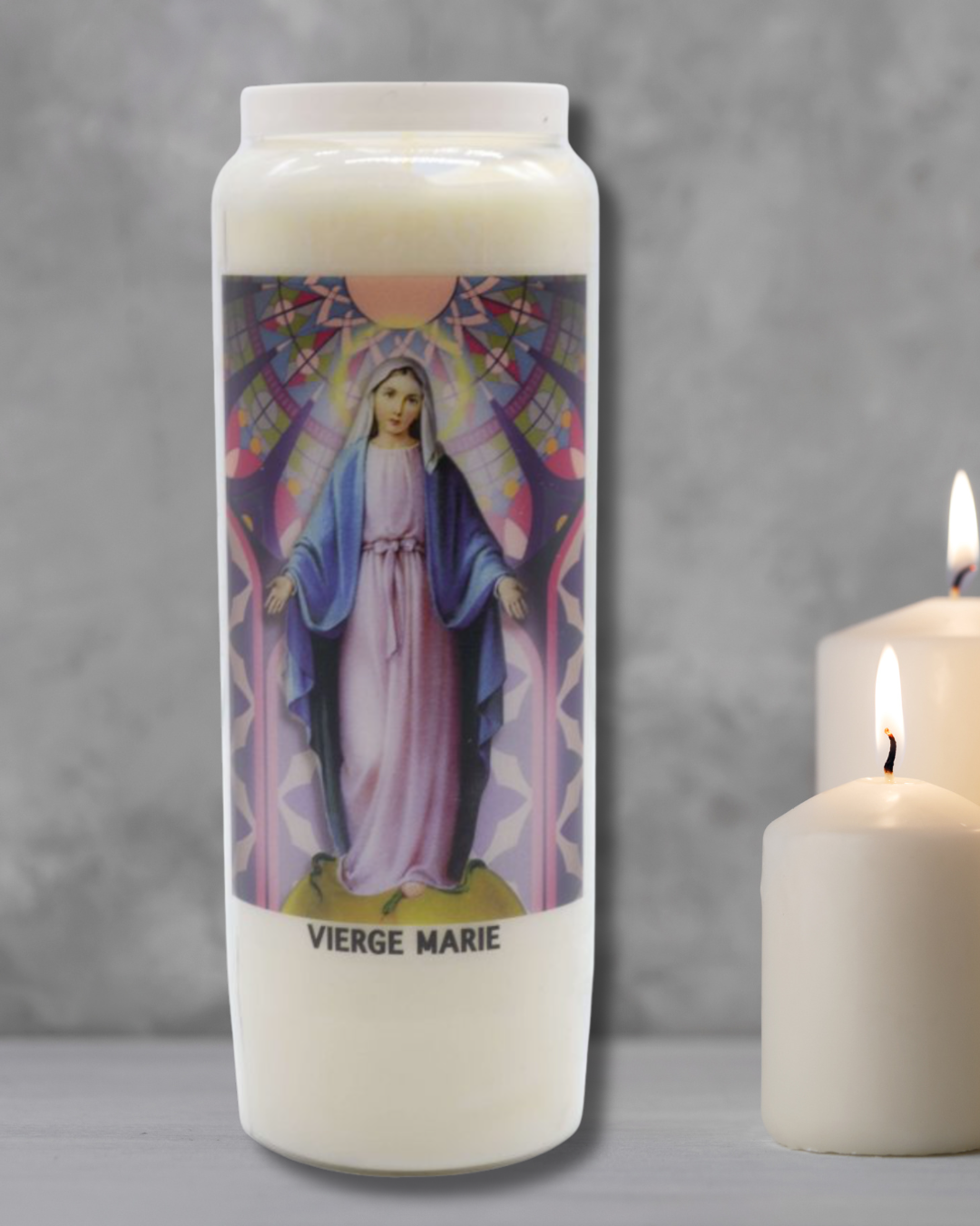 Bougie neuvaine Vierge Marie