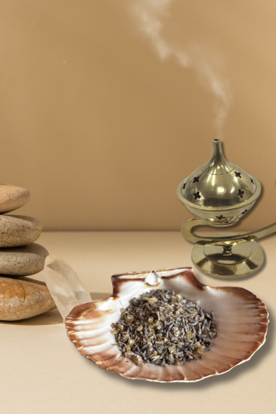 Encens en grains Séléné pour rituel de Nouvelle Lune et Pleine Lune