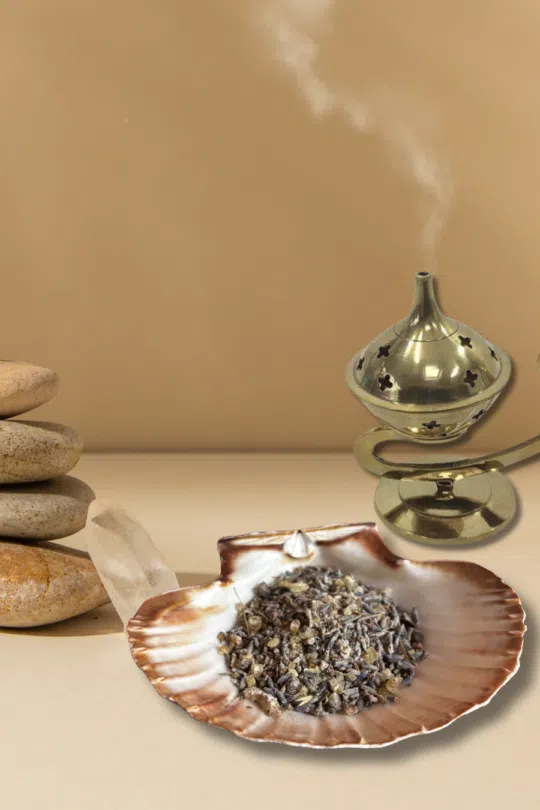 Encens en grains Séléné pour rituel de Nouvelle Lune et Pleine Lune