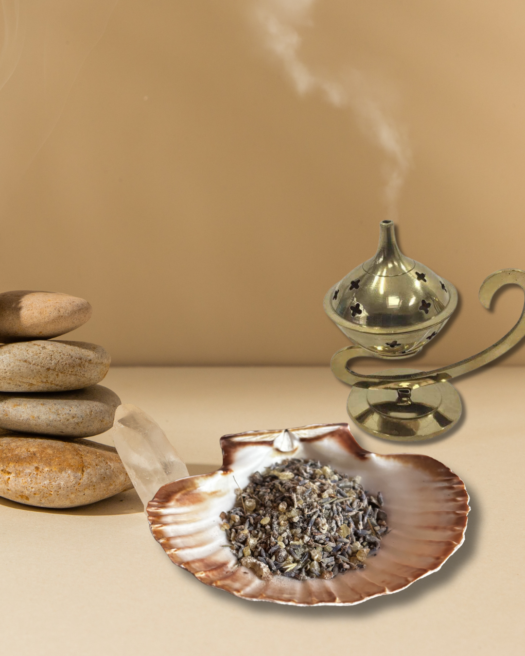 Encens en grains Séléné pour rituel de Nouvelle Lune et Pleine Lune